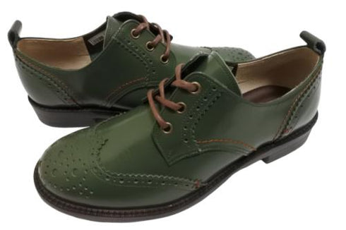 【TODAY'S 5528 ブルー】本革メダリオンウイングチップトラッドシューズ